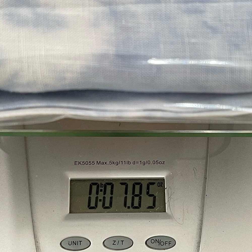 MAGASCHONI CLOUDY DAY TIE DYE 100%LINEN Blue White Dress Size S - Picture 10 of 10